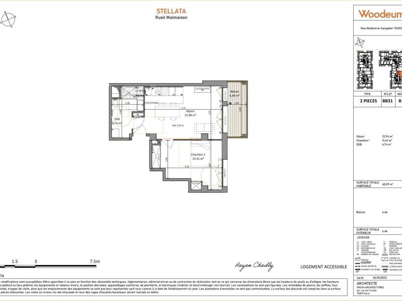 Maison à louer, 45m², RUEIL MALMAISON