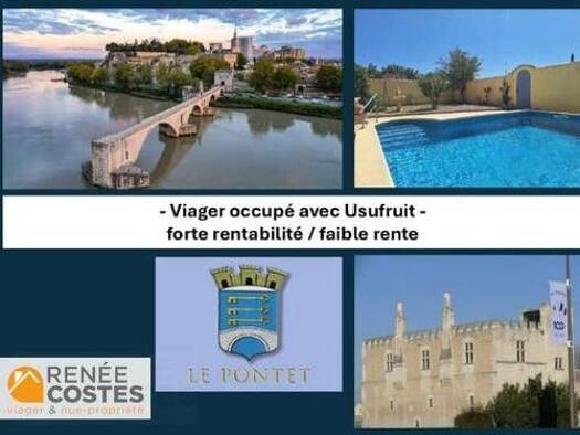 Maison en viager occupé Bouquet 112 100 € 8 pièces 5 chambres 126 m² 233 m² de terrain Avignon 84000