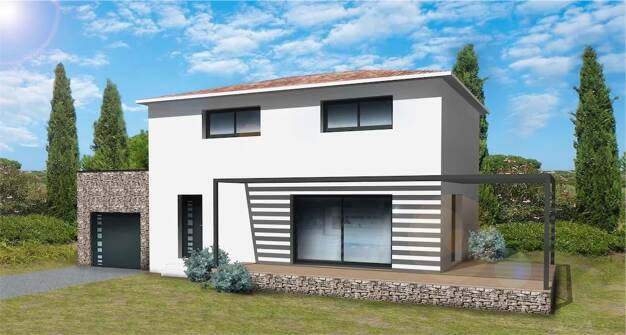 Terrain avec maison neuve à vendre 294 000 € Aigues-Vives 30670