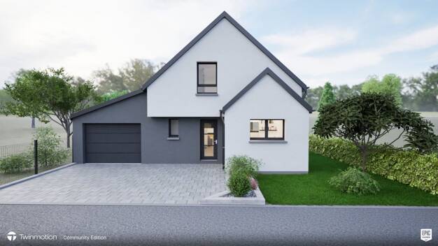 Terrain avec maison neuve à vendre 444 480 € Ouest La Wantzenau 67610