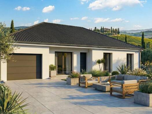 Terrain avec maison neuve à vendre 189 210 € 4 pièces 3 chambres 87 m² 1 164 m² de terrain Senneçay 18340