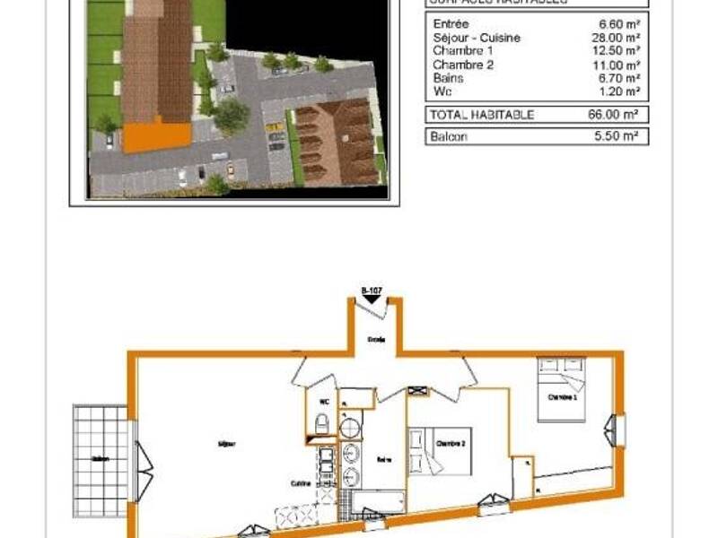 Maison à louer, 66m², LA TESTE DE BUCH