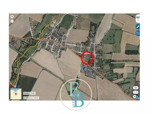 Terrain constructible viabilisé à vendre 75 800 € 515 m² de terrain Valambray 14370