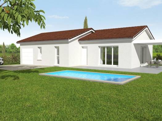 Terrain avec maison neuve à vendre 306 000 € 4 pièces 3 chambres 92 m² 500 m² de terrain Villars-les-Dombes 01330