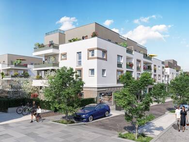 Appartement à vendre - Neuf 243 000 € 2 pièces 42,9 m² RDC disponible à partir du 31/03/2027 Champignon-Vignes Blanches-La Plaine Carrieres-sur-Seine 78420