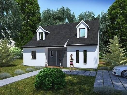 Terrain avec maison neuve à vendre 241 000 € 4 pièces 3 chambres 96,9 m² 524 m² de terrain Équemauville 14600