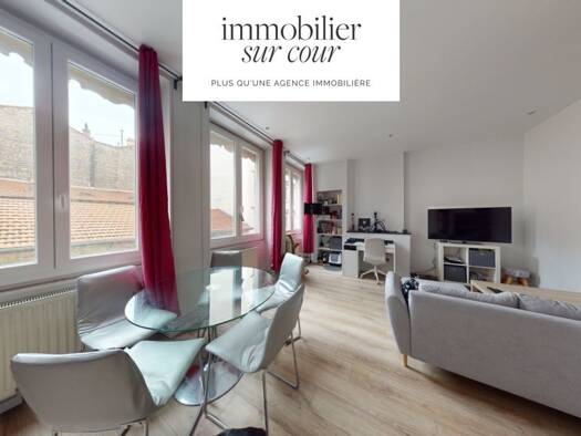 Appartement à vendre 80 000 € 2 pièces 1 chambre 43 m² 1er étage Saint Etienne 42000