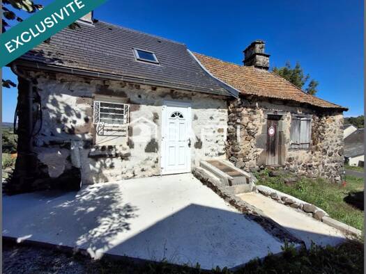 Maison à vendre 40 000 € 3 pièces 1 chambre 60 m² 2 040 m² de terrain Sauvat 15240