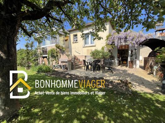 Maison en viager occupé Bouquet 69 900 € 3 pièces 2 chambres 58 m² 430 m² de terrain Netreville Évreux 27000