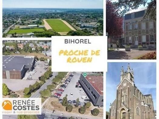 Maison en viager occupé Bouquet 51 420 € 6 pièces 4 chambres 140 m² 578 m² de terrain Le Village Bihorel 76420