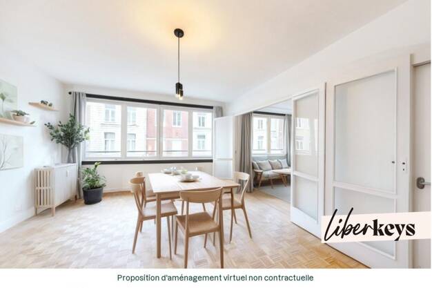 Appartement à vendre 331 000 € 4 pièces 3 chambres 112 m² Étage 1/4 Vauban Esquermes Lille 59000