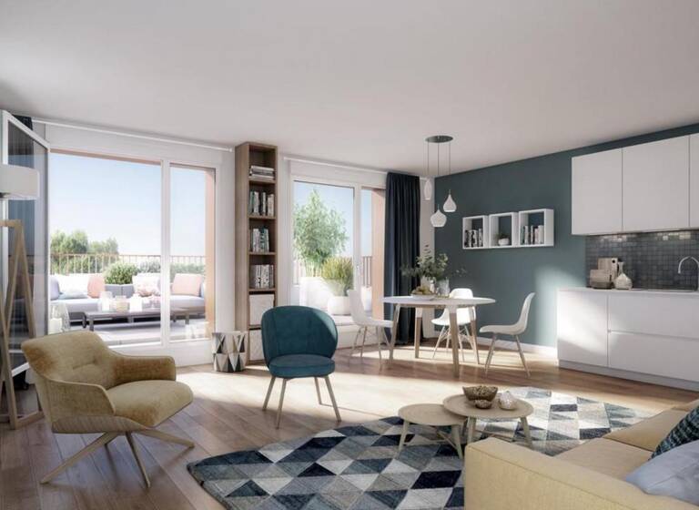 Appartement à vendre 795 000 € 4 pièces 3<br/>chambres 83 m²<br/>superficie République Puteaux 92800