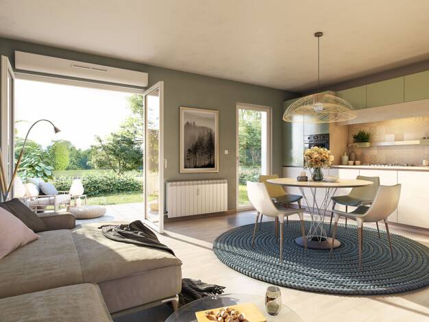 Appartement à vendre - Neuf 555 000 € 5 pièces 4 chambres 123 m² RDC/3 Juvigny 74100