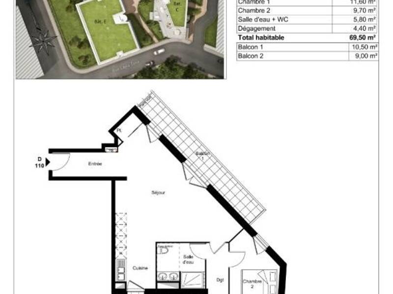 Maison à louer, 69m², BOBIGNY