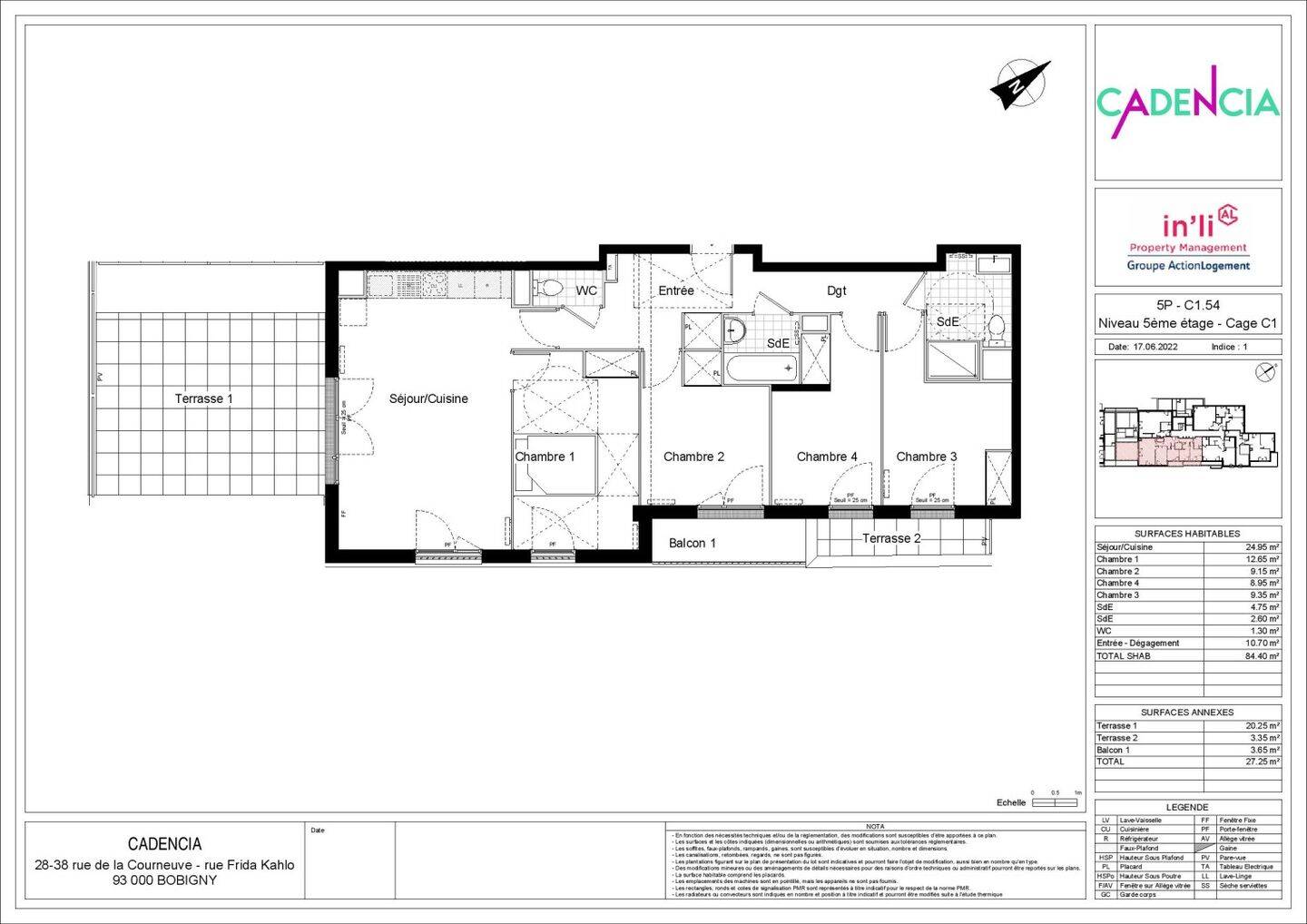 Maison à louer, 84m², BOBIGNY