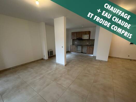 Appartement à louer 763 € 3 pièces 2 chambres 70 m² RDC Etangs et Plages Marseillan 34340