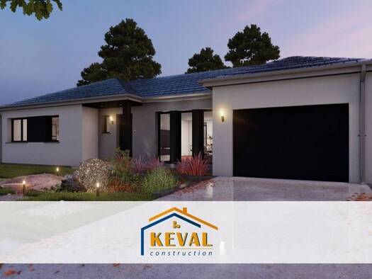 Terrain avec maison neuve à vendre 209 000 € 4 pièces 3 chambres 80 m² 1 100 m² de terrain Hommarting 57400