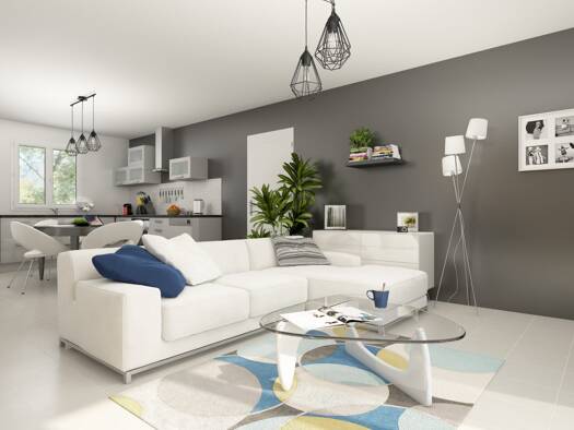 Maison à vendre - neuf 254 500 € 4 pièces 3 chambres 80,1 m² disponible dès maintenant Merville-Franceville-Plage 14810