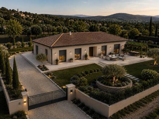 Terrain avec maison neuve à vendre 450 000 € 6 pièces 4 chambres 110 m² 1 200 m² de terrain Tourves 83170