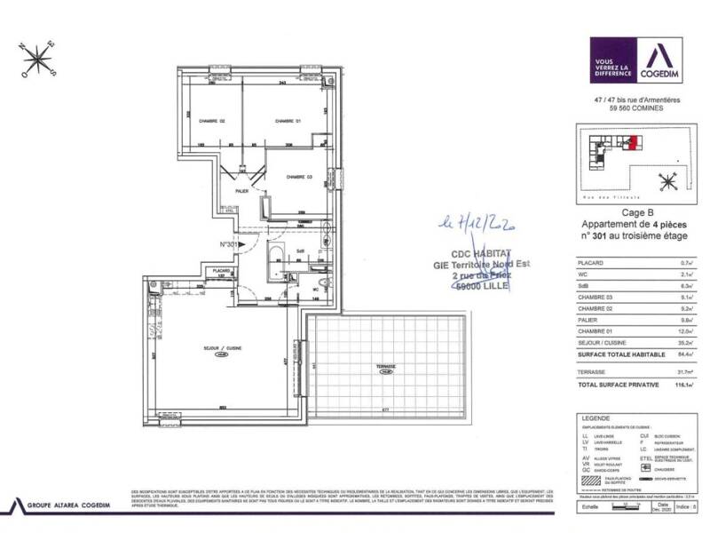 Maison à louer, 84m², COMINES