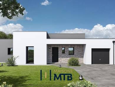 Terrain avec maison neuve à vendre 435 000 € 1 chambre 95 m² 375 m² de terrain Ploeren 56880