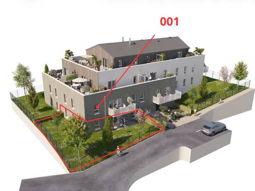 Appartement à vendre - neuf 315 000 € 4 pièces 3 chambres 84 m² dès le 31/12/2027 Duclair 76480