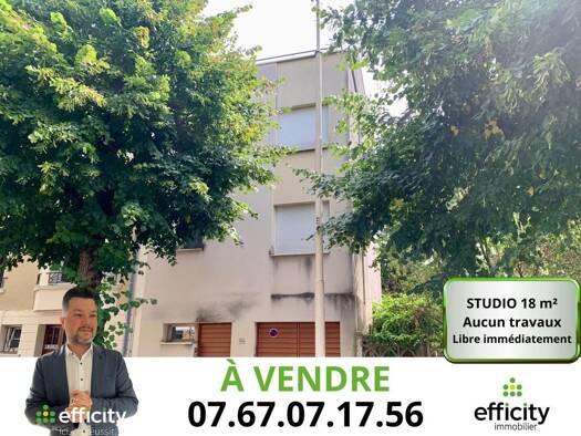 Appartement à vendre 62 000 € 1 pièce 18 m² 2ème étage Poincaré-Foch-Anatole France Nancy 54000