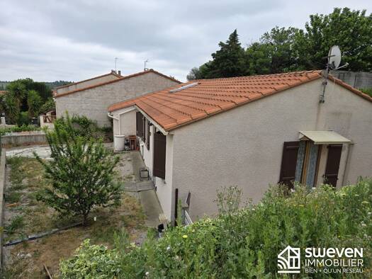 Maison de plain-pied à vendre 249 000 € 4 pièces 3 chambres 85 m² 387 m² de terrain Ponteilla 66300
