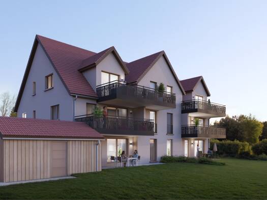 Appartement à vendre - neuf 285 000 € 3 pièces 2 chambres 72 m² dès le 31/03/2027 Osthouse 67150