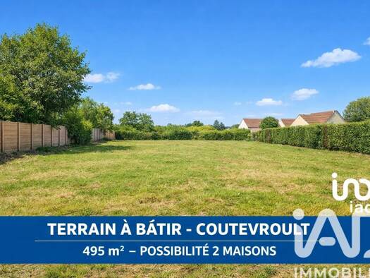 Terrain constructible à vendre 149 900 € 495 m² de terrain Coutevroult 77580