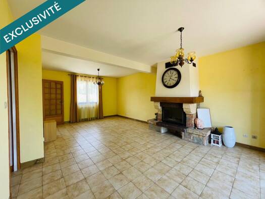 Maison à vendre 214 900 € 4 pièces 3 chambres 101 m² 1 398 m² de terrain Guyencourt 02160
