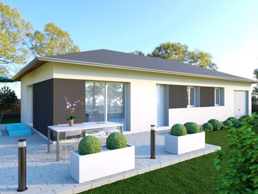 Terrain avec maison neuve à vendre 251 987 € 4 pièces 3 chambres 90 m² 532 m² de terrain Hermillon 73300