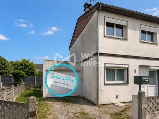 Maison à vendre 107 000 € 5 pièces 3 chambres 86 m² 186 m² de terrain Centre Libercourt 62820