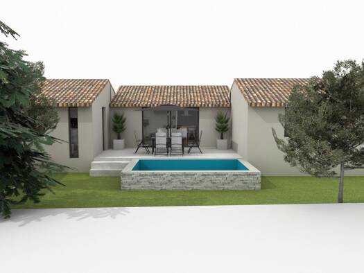 Terrain avec maison neuve à vendre 266 900 € 4 pièces 3 chambres 80 m² 500 m² de terrain Lecques 30250