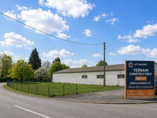 Terrain constructible à vendre 33 000 € 599 m² de terrain Allaire 56350