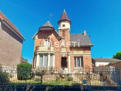 Maison à vendre 245 000 € 8 pièces 5 chambres 160 m² 602 m² de terrain Tergnier Tergnier 02700
