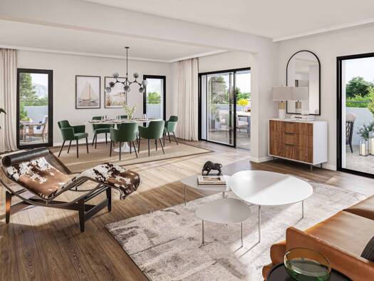 Duplex à vendre - neuf 516 000 € 4 pièces 3 chambres 99 m² Étage 2/4 Est Ambilly 74100