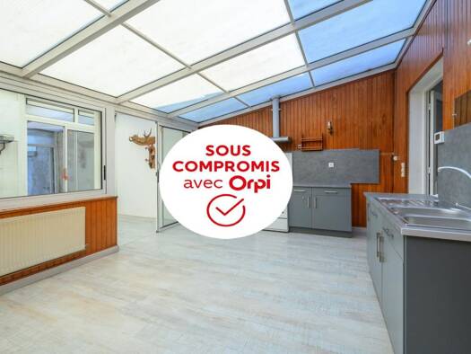 Maison à vendre 110 200 € 4 pièces 3 chambres 95 m² 360 m² de terrain Sud Beuvrages 59192