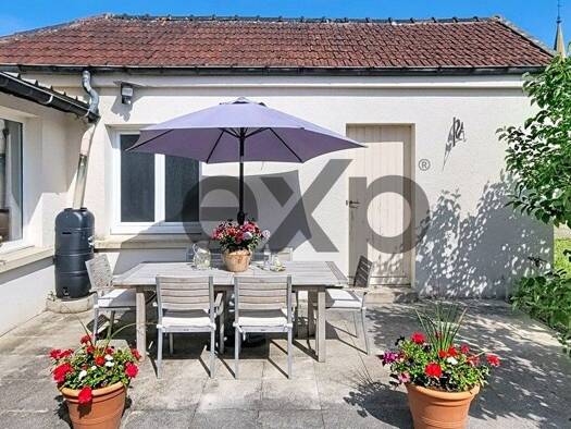 Maison à vendre 150 000 € 7 pièces 3 chambres 124 m² 1 383 m² de terrain Quessy Centre Tergnier 02700