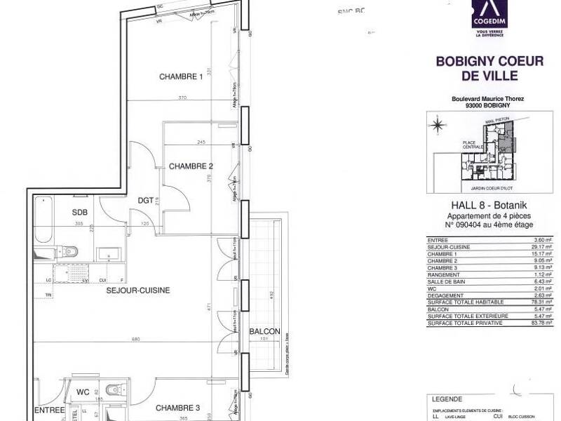 Maison à louer, 78m², BOBIGNY