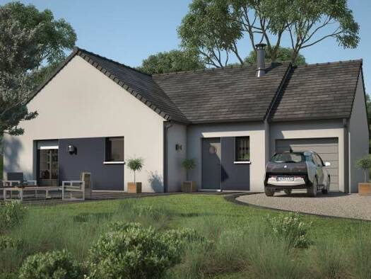 Terrain avec maison neuve à vendre 275 600 € 5 pièces 3 chambres 90 m² 610 m² de terrain Thomery 77810