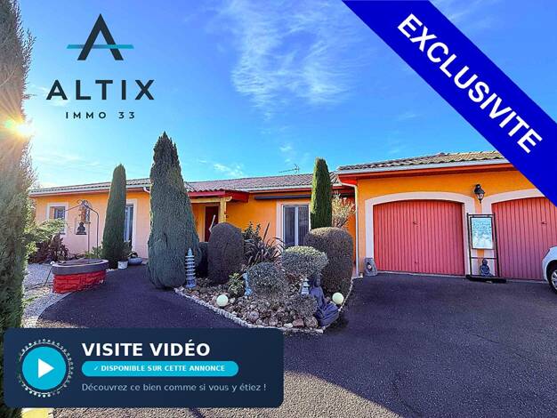 Maison à vendre 349 000 € 6 pièces 4 chambres 132 m² 1 085 m² de terrain La Plaine Saint-Loubès 33450