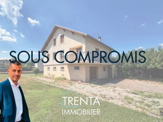 Maison à vendre 279 000 € 6 pièces 4 chambres 90 m² 1 100 m² de terrain Saint-Étienne-de-Crossey 38960