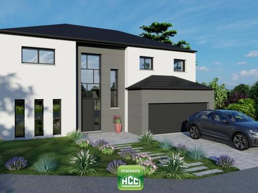 Terrain avec maison neuve à vendre 395 000 € 5 pièces 4 chambres 142 m² 496 m² de terrain Bréhain-la-Ville 54190