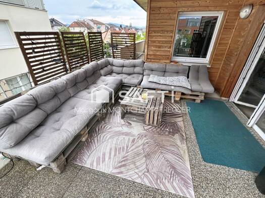 Appartement à vendre 185 000 € 4 pièces 3 chambres 77 m² Étage 2/2 Bourtzwiller Centre Ouest Mulhouse 68200