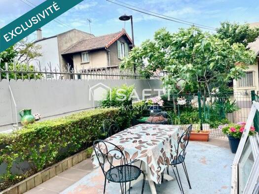 Maison de plain-pied à vendre 549 000 € 5 pièces 3 chambres 100 m² 220 m² de terrain Ivry Port Centre Ivry-sur-Seine 94200
