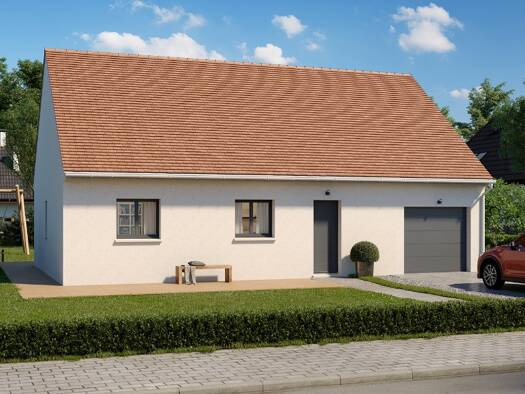 Terrain avec maison neuve à vendre 255 000 € 4 pièces 3 chambres 85 m² 590 m² de terrain Beine-Nauroy 51490