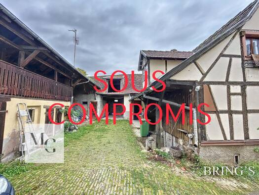Maison à vendre 135 000 € 3 pièces 2 chambres 77 m² 328 m² de terrain Odratzheim 67520