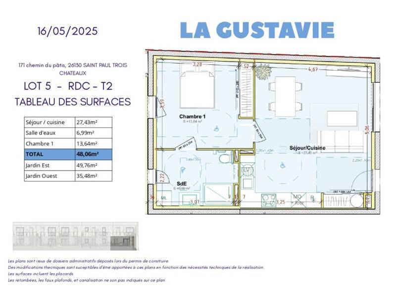 Maison à vendre, 48m², SAINT PAUL TROIS CHATEAUX