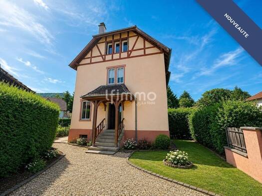 Maison à vendre 185 000 € 6 pièces 2 chambres 130,62 m² 2 300 m² de terrain Masevaux-Niederbruck 68290